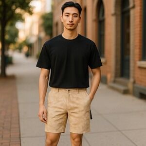 Walter Hagen Shorts Mens 38 Leaf Print Perfect‎ 11 Golf Wrinkle Resistant NEW